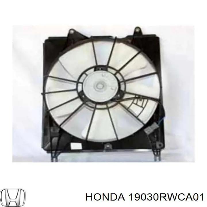 19030RWCA01 Honda дифузор (кожух радіатора охолодження)