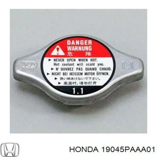 19045PAAA01 Honda кришка/пробка радіатора