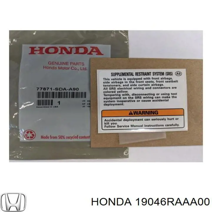 19046RAAA00 Honda 