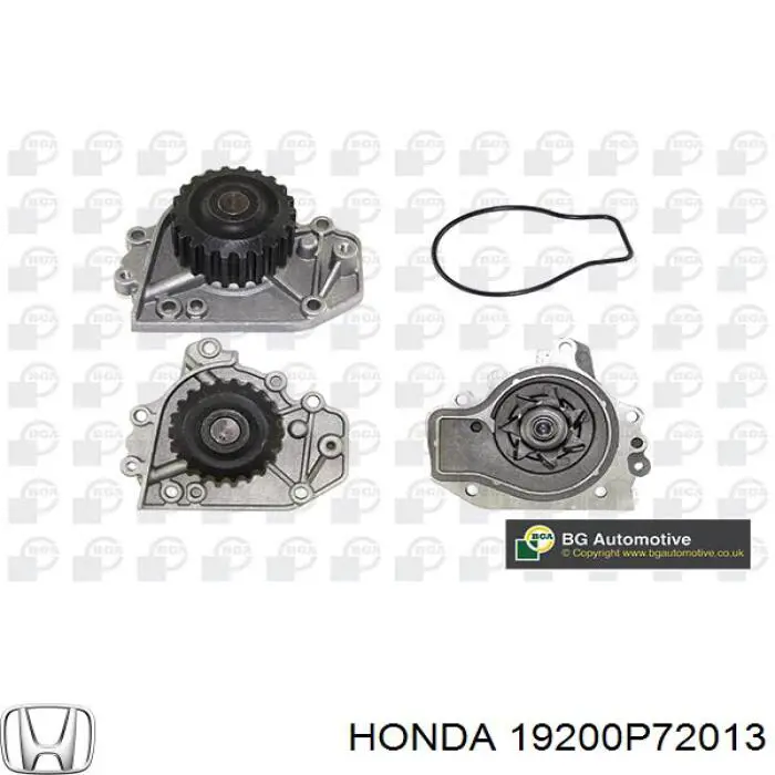 Купити 19200P72013 Honda Насос охолоджуючої рідини