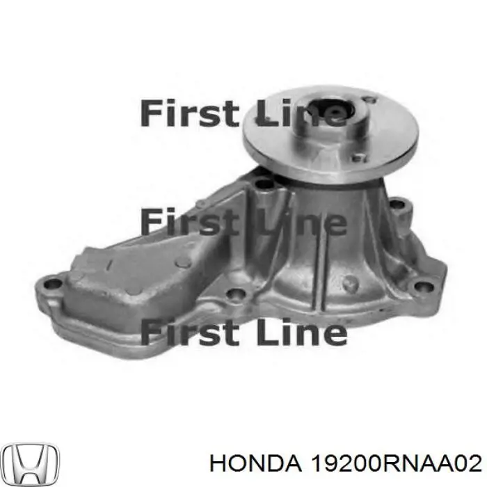 Помпа охолодження Honda 19200RNAA02 ціна, від 34.21 USD