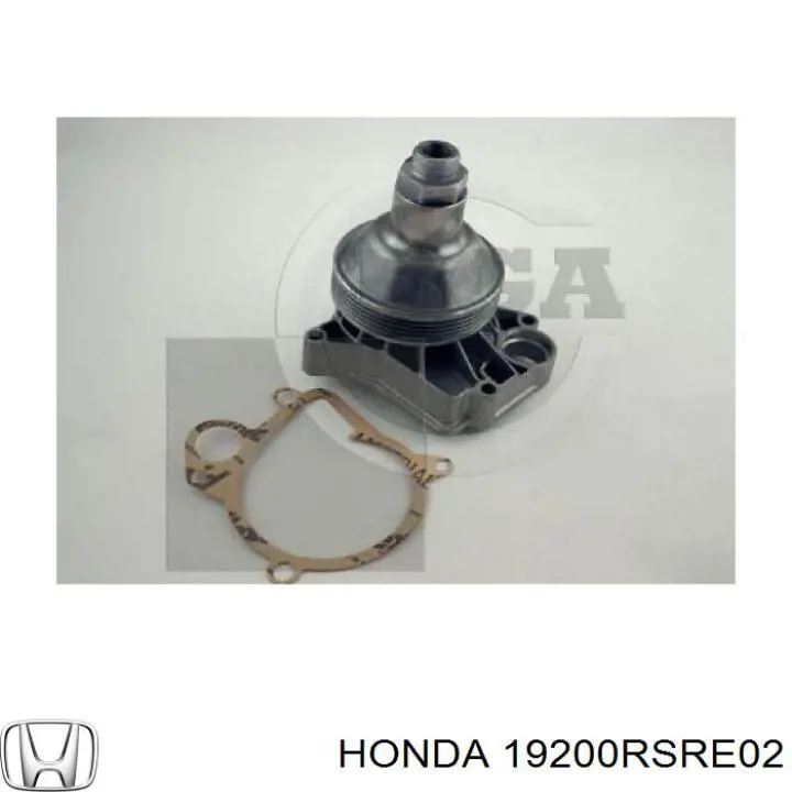 Купити 19200RSRE02 Honda Насос охолоджуючої рідини