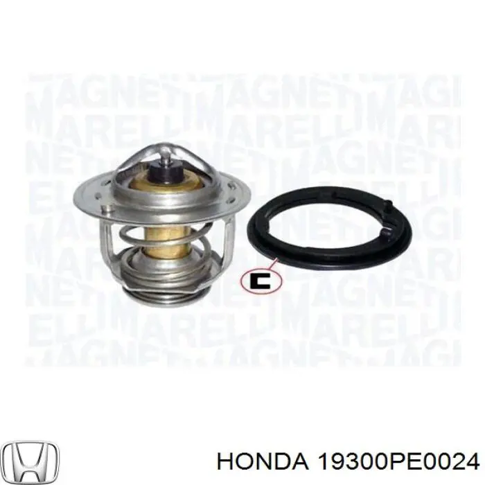 Автомобільний термостат Honda 19300PE0024 ціна, від 10.84 USD