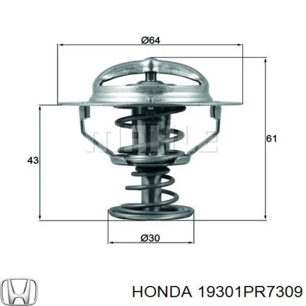 Термостат 19301PR7309 Honda