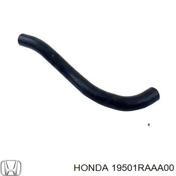 Шланг/патрубок радіатора охолодження, верхній Honda 19501RAAA00 ціна, від 25.34 USD