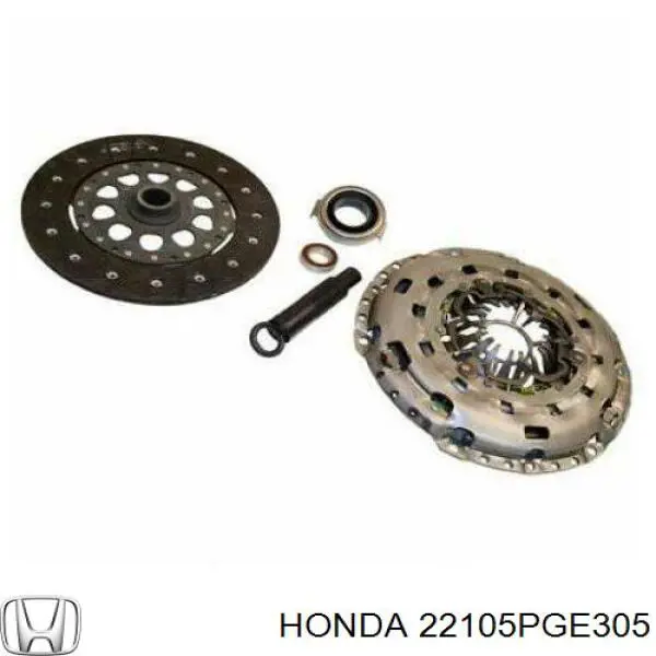 Комплект зчеплення (3 частини) Honda 22105PGE305 ціна, від 199.27 USD