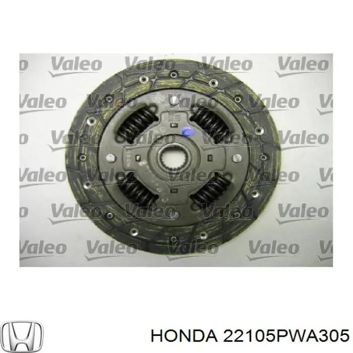 Комплект зчеплення (3 частини) Honda 22105PWA305 ціна, від 111.19 USD