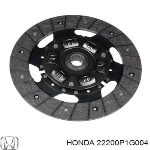 Диск зчеплення 22200P1G004 Honda