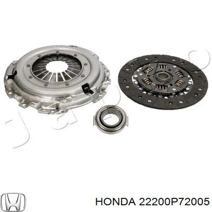 Зчеплення Honda 22200P72005 ціна, від 33.39 USD