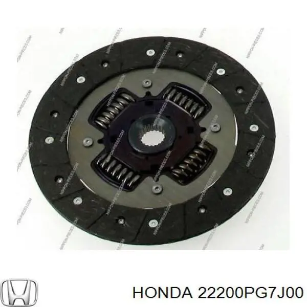 22200PG7J00 Honda диск зчеплення