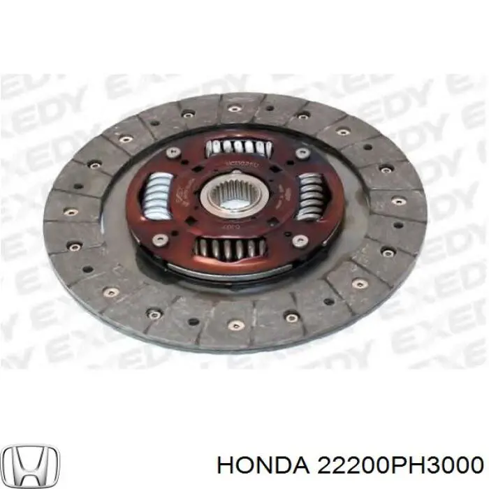 Купити 22200PH3000 Honda Диск зчеплення