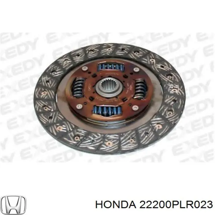 Диск зчеплення 22200PLR023 Honda