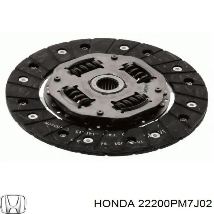 Купити 22200PM7J02 Honda Диск зчеплення