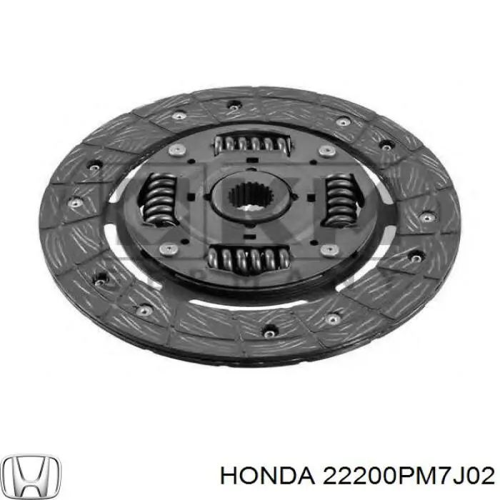 22200PM7J02 Honda диск зчеплення