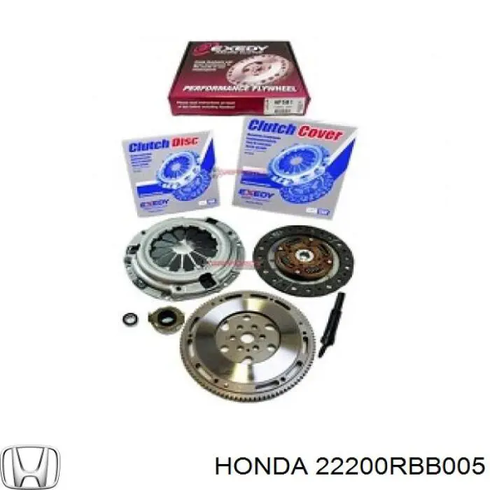 Зчеплення Honda 22200RBB005 ціна, від 41.49 USD