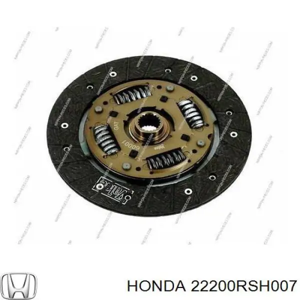 Зчеплення Honda 22200RSH007 ціна, від 180.37 USD