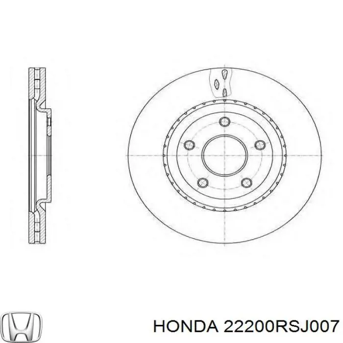 Диск сцепления  HONDA 22200RSJ007