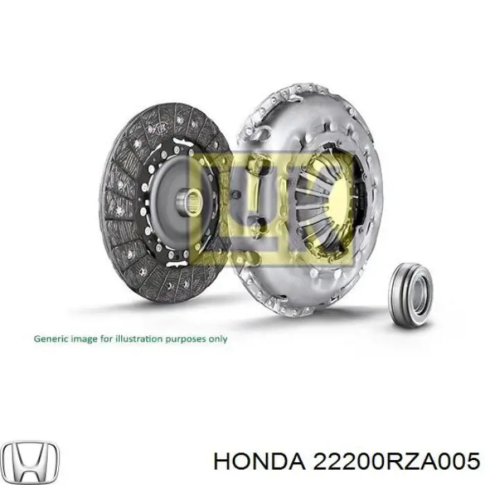 22200RZA005 Honda диск зчеплення
