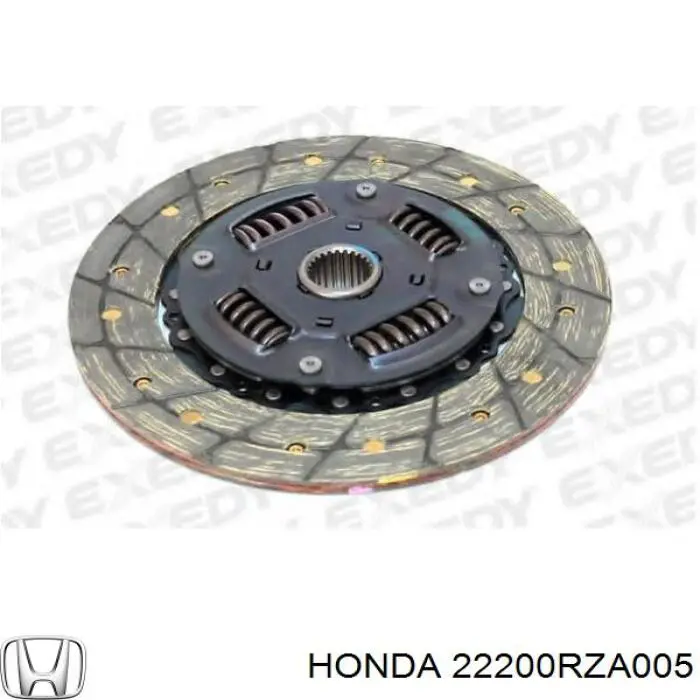 Зчеплення Honda 22200RZA005 ціна, від 41.18 USD