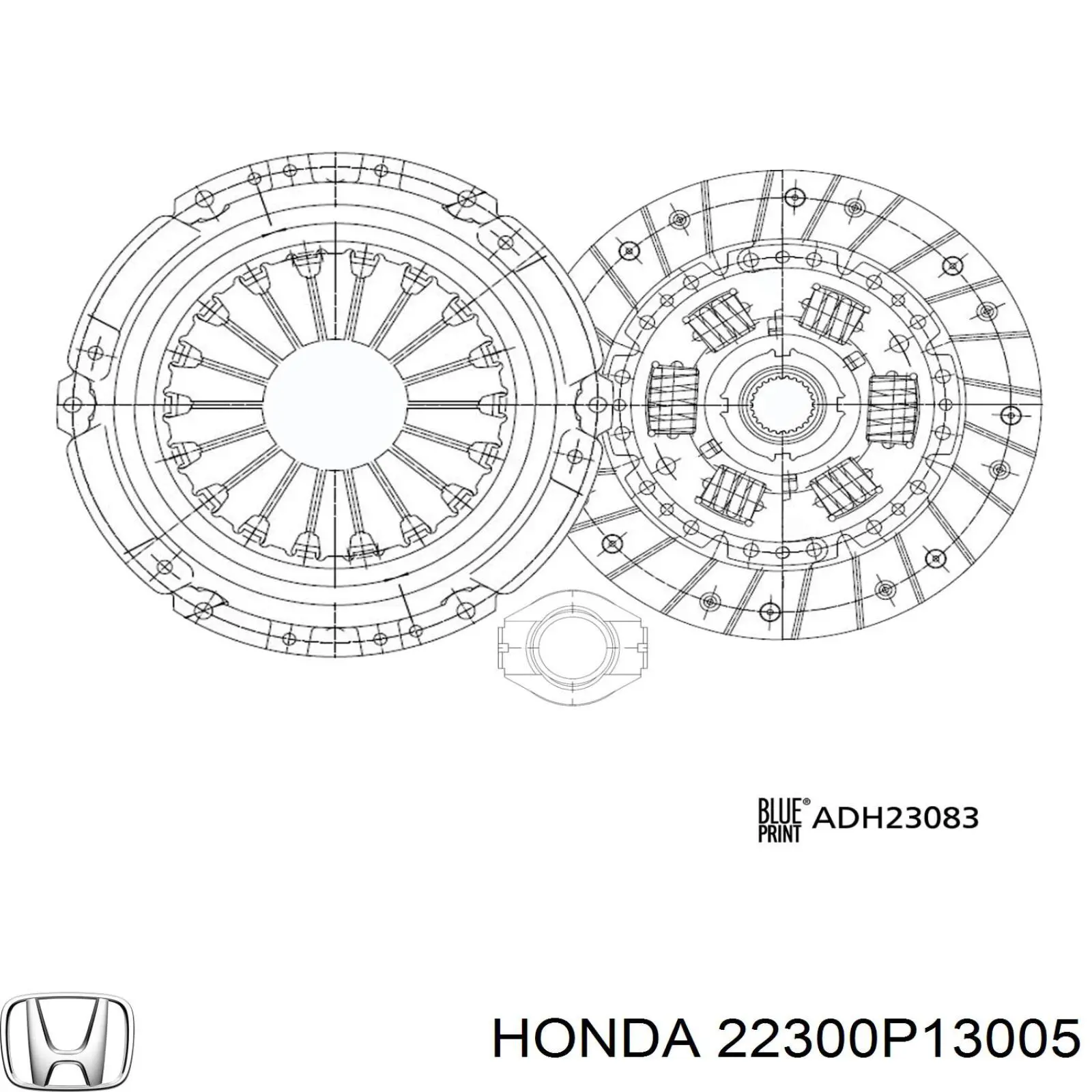 22300P13005 Honda Натискний диск зчеплення