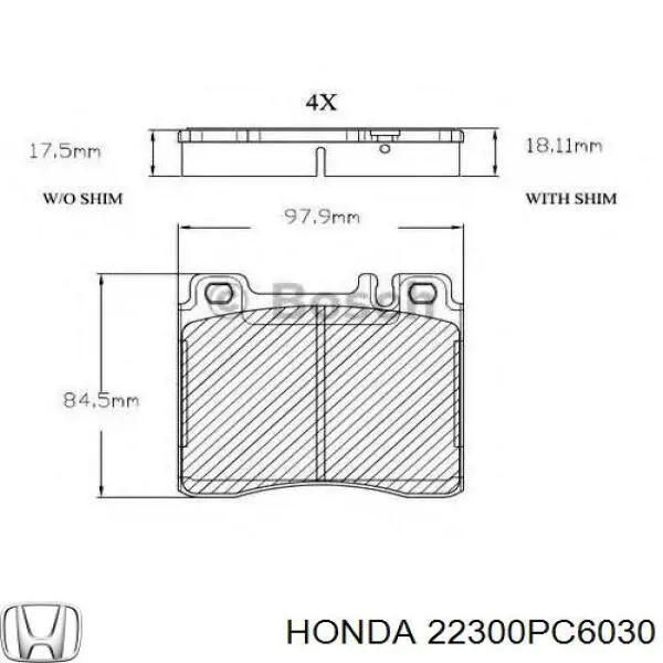 Корзина диска зчеплення Honda 22300PD2010