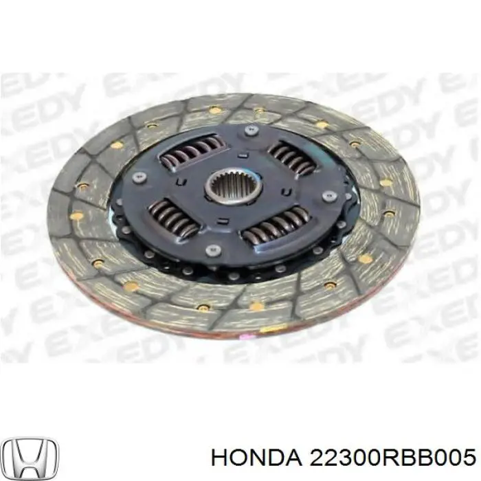 Пелюстковий кошик зчеплення Honda 22300RBB005 ціна, від 64.19 USD