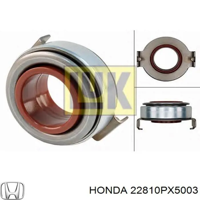 22810PX5003 Honda підшипник вижимний зчеплення