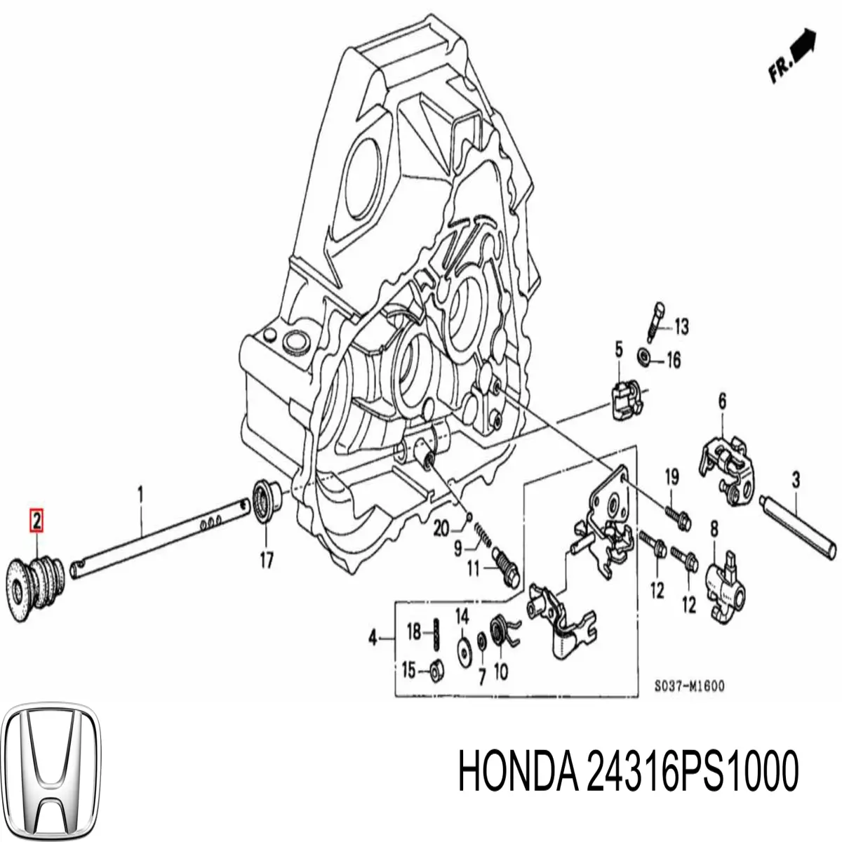  24316PS1000 Honda