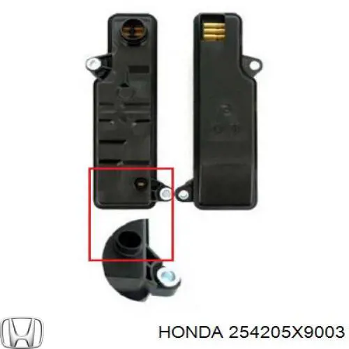 Фільтр коробки автомат Honda 254205X9003 ціна, від 35.71 USD