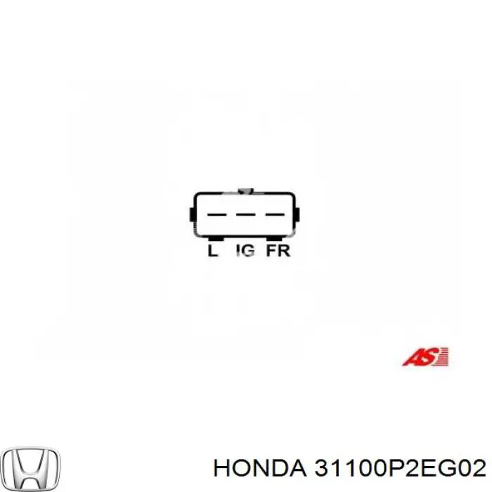 Генератор Honda 31100P2EG02 ціна, від 154.43 USD