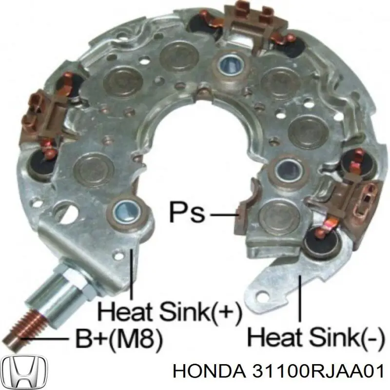 Генератор Honda 31100RJAA01 ціна, від 179.29 USD