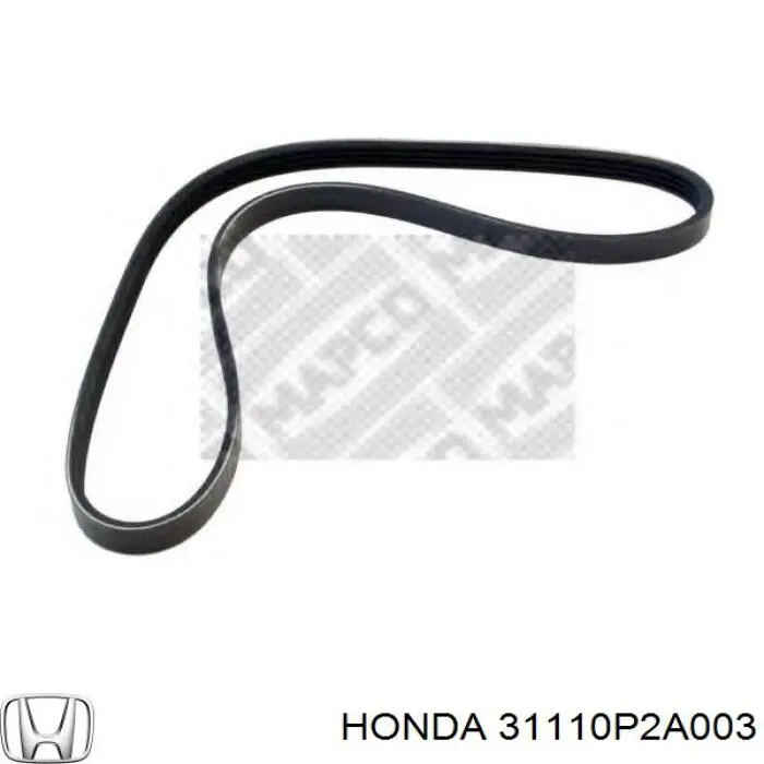 Клиновий ремінь Honda 31110P2A003 ціна, від 6.52 USD