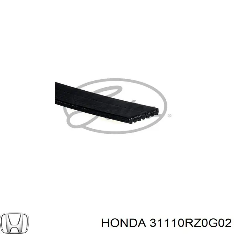 Клиновий ремінь Honda 31110RZ0G02 ціна, від 19.43 USD
