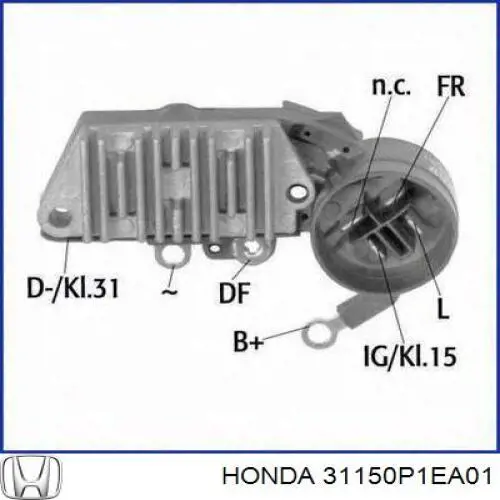 Реле зарядки генератора Honda 31150P1EA01 ціна, від 10.73 USD