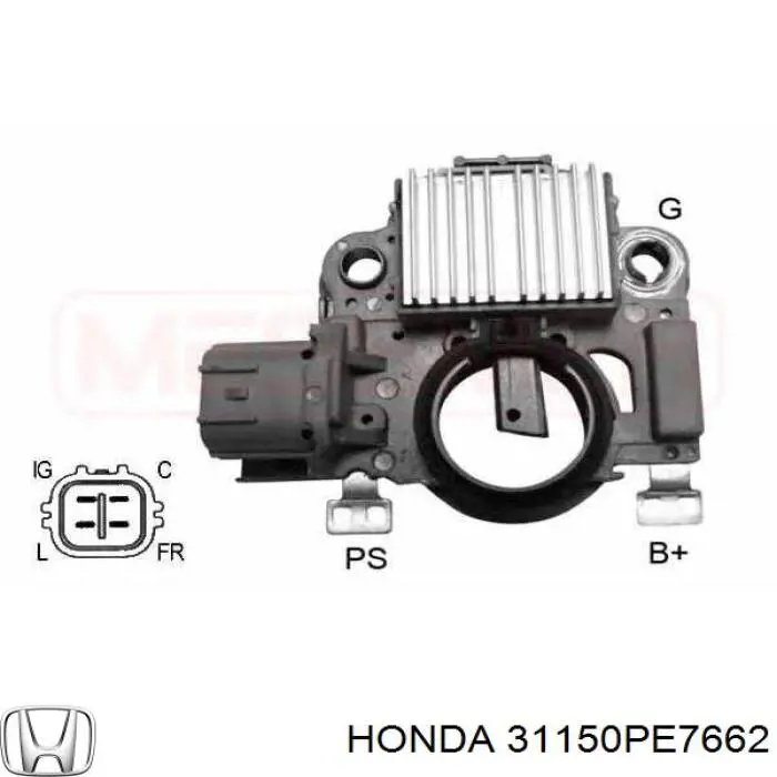 Реле зарядки генератора Honda 31150PE7662 ціна, від 11.09 USD