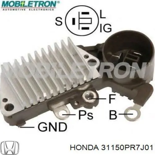 Реле зарядки генератора Honda 31150PR7J01 ціна, від 10.74 USD