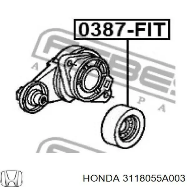 Натягувач приводного ременя Honda 3118055A003 ціна, від 41.48 USD