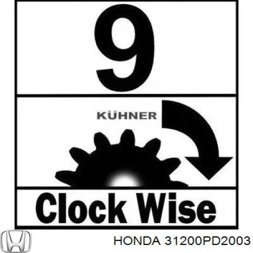 31200PC6034 Honda Стартер двигуна