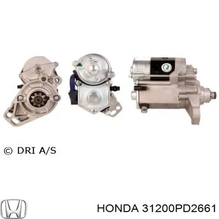 Стартер Honda 31200PD2661 ціна, від 162.08 USD
