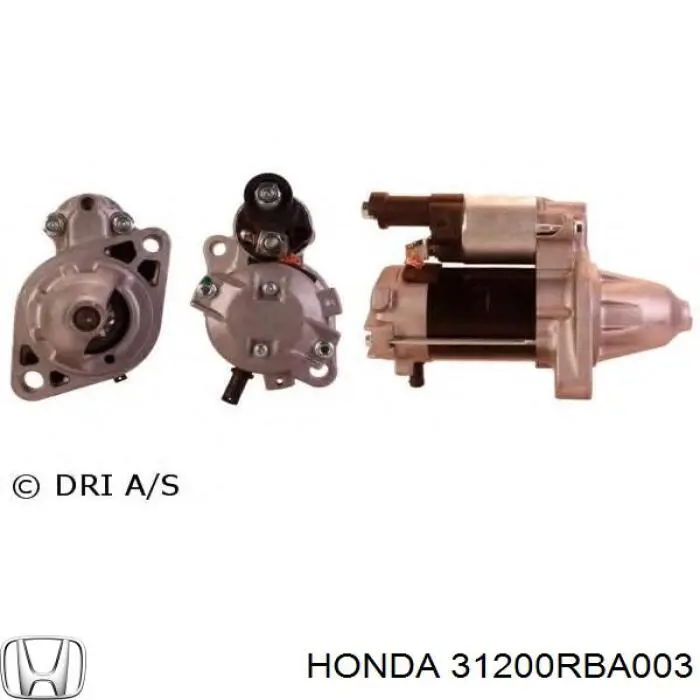 Стартер Honda 31200RBA003 ціна, від 83.94 USD