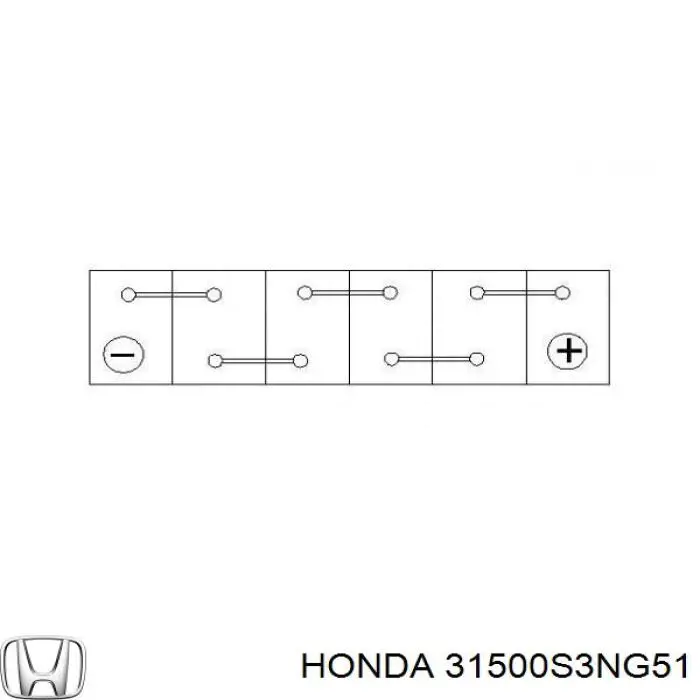 31500S3NG51 Honda акумуляторна батарея, акб