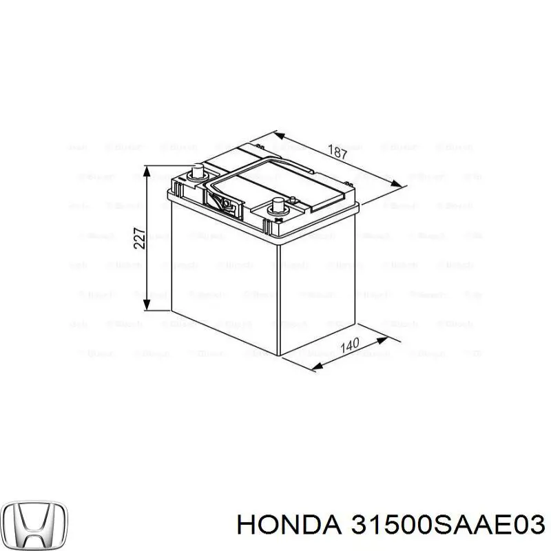 31500SAAE03 Honda Авто акумулятор