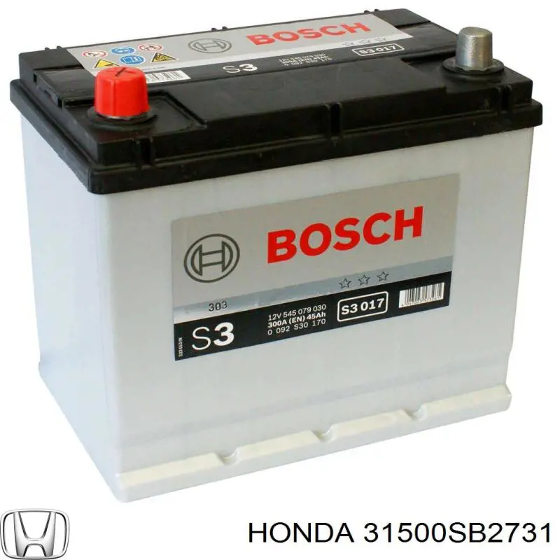 31500SB2731 Honda акумуляторна батарея, акб
