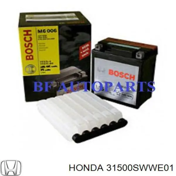 Купити Акумулятор Honda 45 А/г (31500SWWE01)
