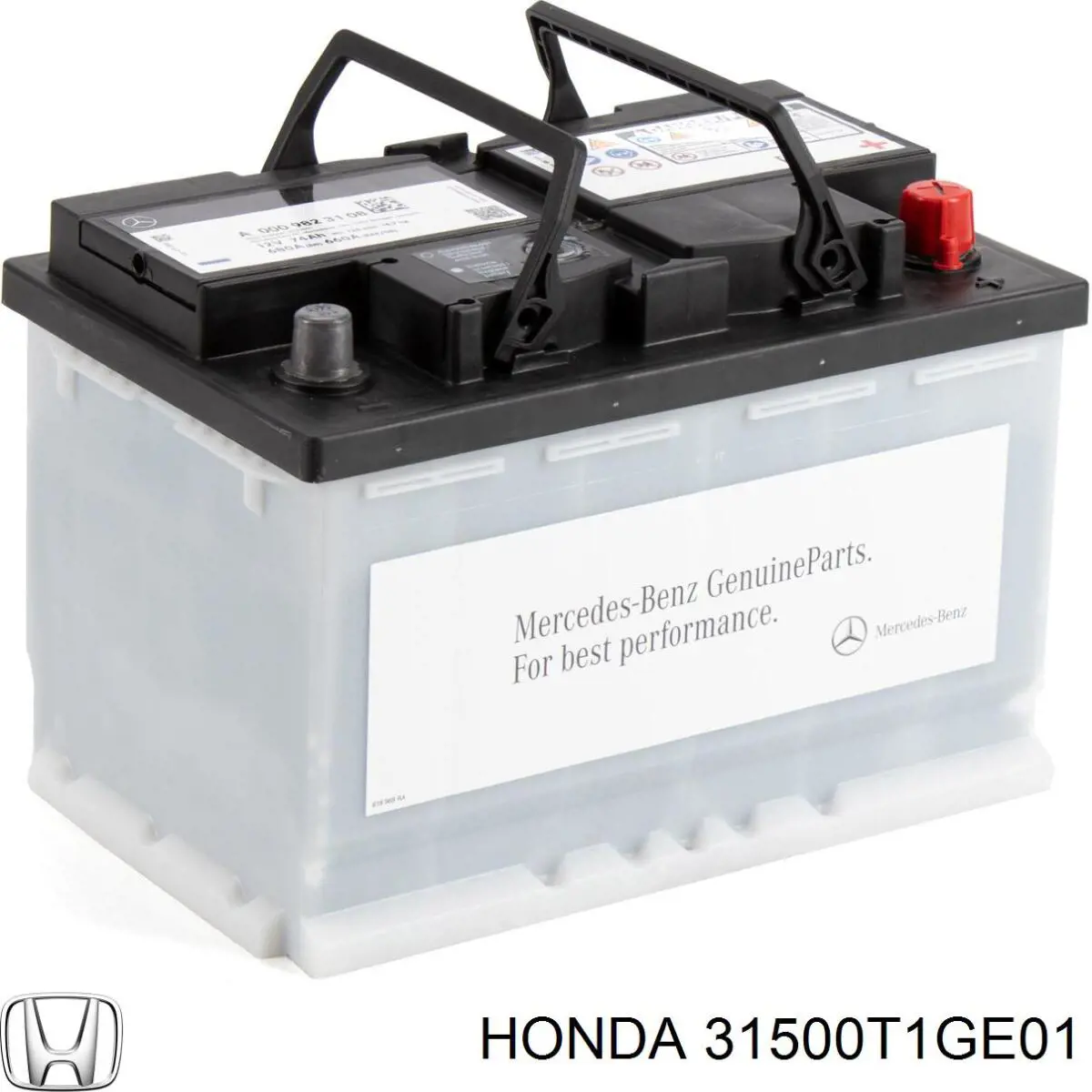 Акумуляторна батарея, АКБ 31500T1GE01 Honda