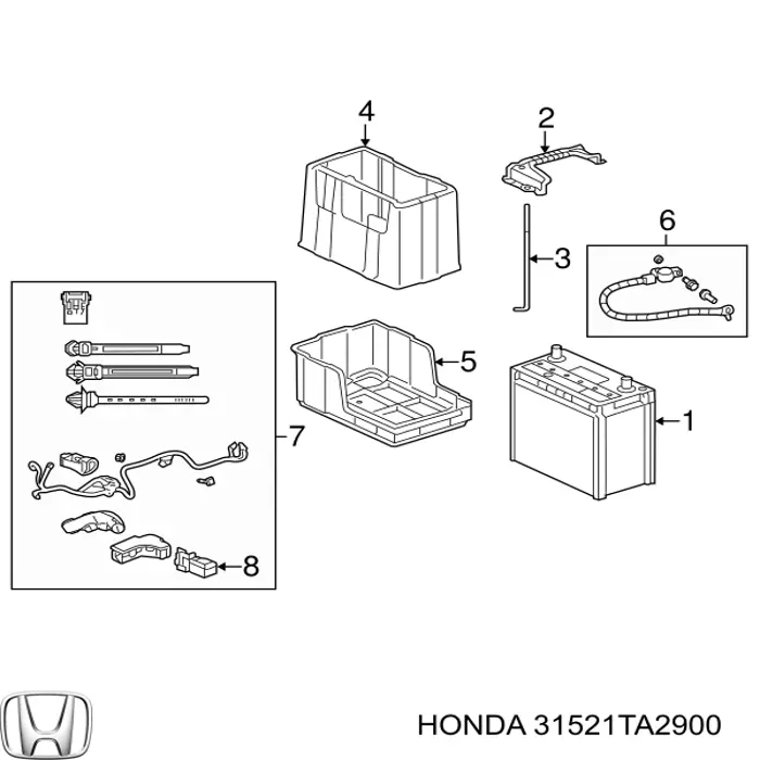  Honda 31521TA2900 ціна, від 12.43 USD