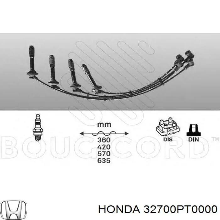 Купити 32700PT0000 Honda Провід високовольтні, комплект