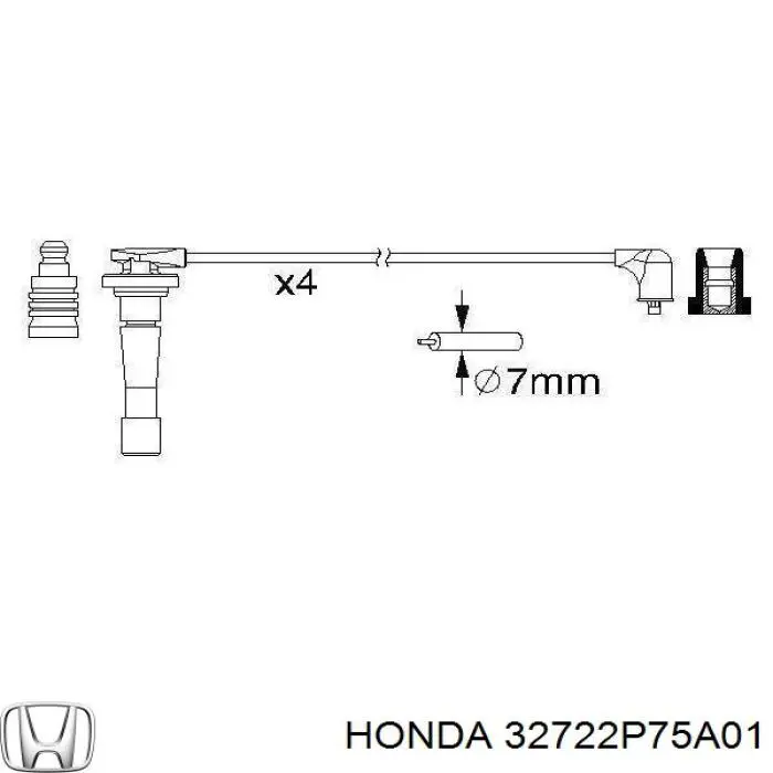 Високовольтні дроти 32722P75A01 Honda