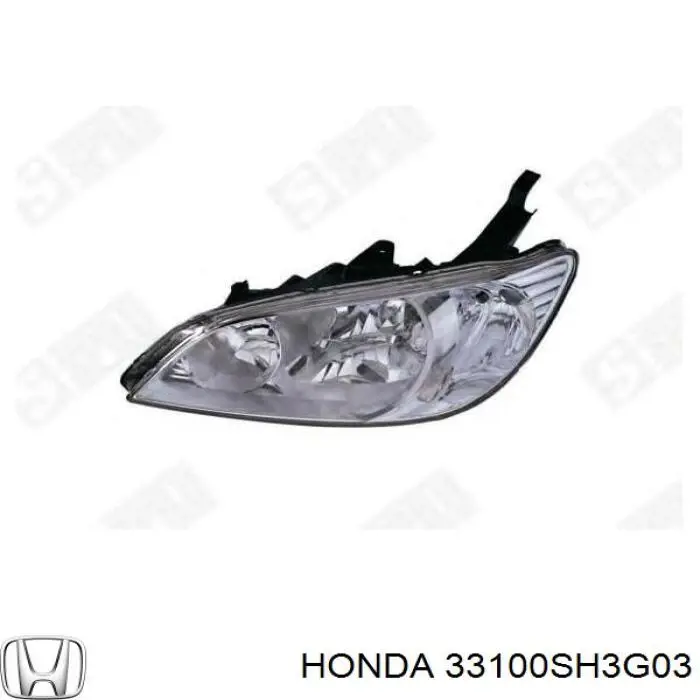 Основна фара - вставка Honda 33100SH3G03 ціна, від 52.78 USD