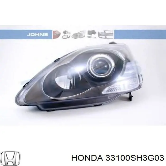 Фара права 33100SH3G03 Honda